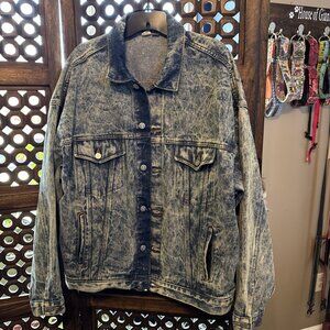 American Bandstand Grill Denim Jacket Men's Large Dick Clark